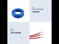 Cable PFA UL1726 flexible brillante al por mayor, calibre 18