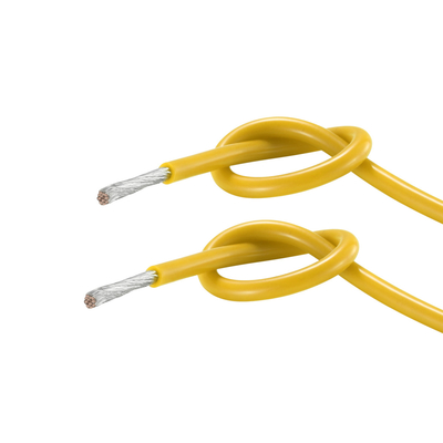 Calentador blanco de los alambres AWM3122 18AWG de la goma de silicona de 300V/200C UL3122