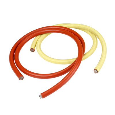 El alambre aislado goma de silicona de UL758 AWM3068 telegrafía el robot amarillo de 600V/250C 20AWG pie2