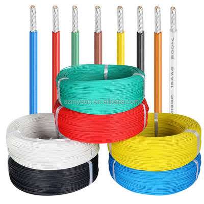 UL10362 600V 250C 4-26AWG PFA Insulation Electric Cable VW-1for Industrial Powder Robot Lighting Wires