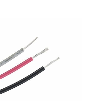 UL3142 150C 600V 12AWG Cables aislados de cobre, silicona y caucho enlatados para aparatos