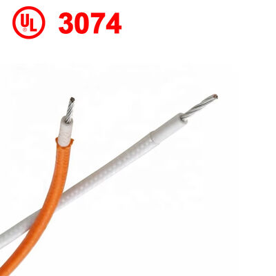 UL3074 12AWG 200C 600V Cable de silicona trenzada de fibra de vidrio de alta temperatura para horno y freidora