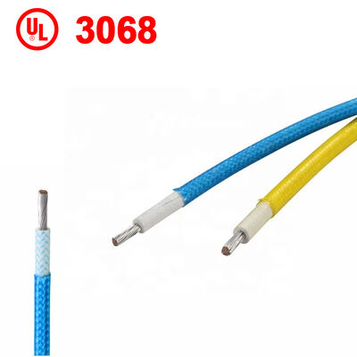 UL3068 Resistencia a Altas Temperaturas 300V 150C Cable Trenzado de Fibra de Vidrio de Silicona para Motores y Generadores