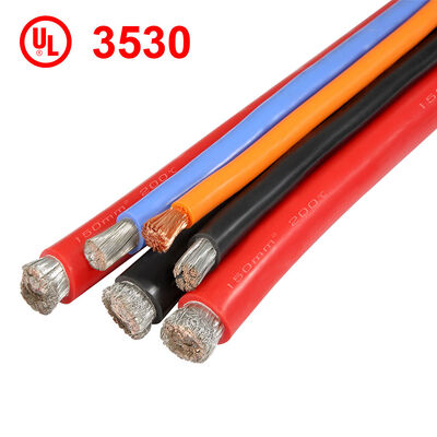 UL3530 Alambre aislado de silicona a alta temperatura con conductor de cobre enlatado para aplicaciones de 200 °C