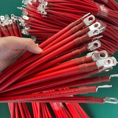 Cables de conexión de baterías de alta temperatura de alta tensión de silicona para aplicaciones de nueva energía