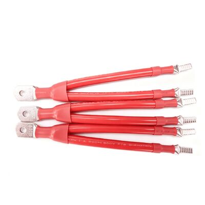 Arnés de cable de batería de nueva energía de 10 mm2 a 95 mm2 con conductor de cobre enlatado y aislamiento de silicona XLPE para sistemas de almacenamiento de energía